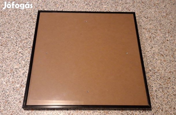 Fekete Hanglemez keret 32x32 cm (új)