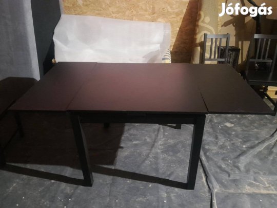 Fekete Kinyithatós Étkezőasztal