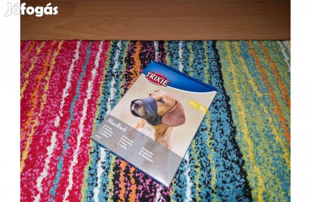 Fekete M-L méret szájkosár - Új