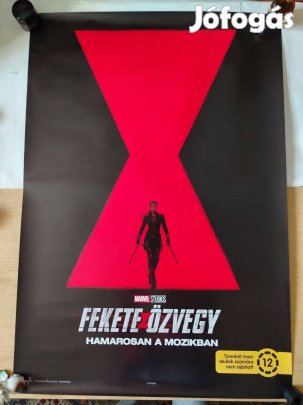 Fekete Özvegy Black Widow Scarlett Johansson film mozi plakát