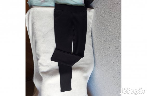 Fekete, Guess márkájú kislány leggings, 7 évesnek