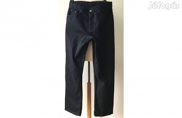 Fekete, férfi farmernadrág, klasszikus fazon(erős anyag). Új. 34/30-as