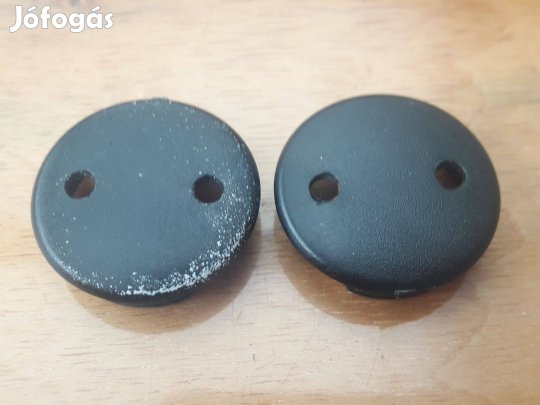 Fekete, műanyag hajtókar-porvédők, hajtókarhoz porvédők