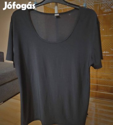 Fekete, női póló, felső XXL