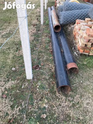 Fekete, varratnélküli húzott acél cső Eladó