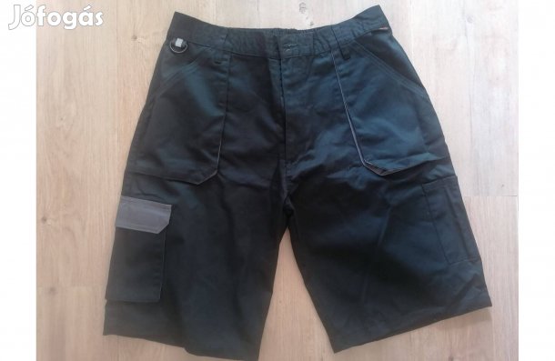 Fekete, vászon, rövid munkásnadrág eladó!