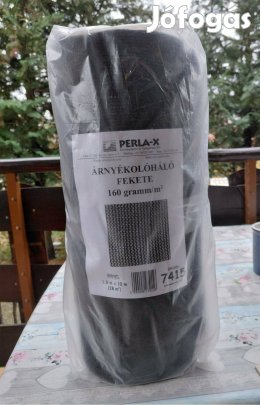 Fekete árnyékoló fólia, 10 méter, 180 cm magas, 90% átláthatóság