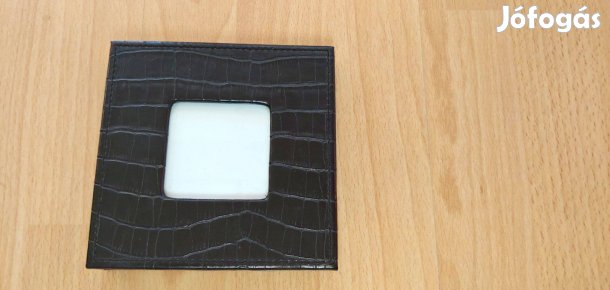 Fekete bőr képkeret