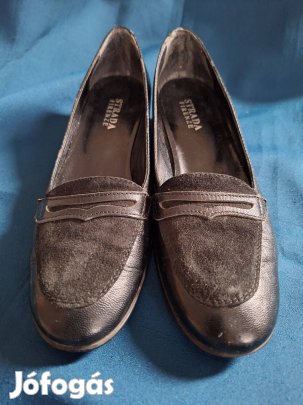 Fekete bőr női cipő 37-es