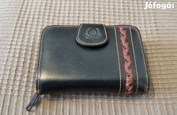 Fekete bőr pénztárca