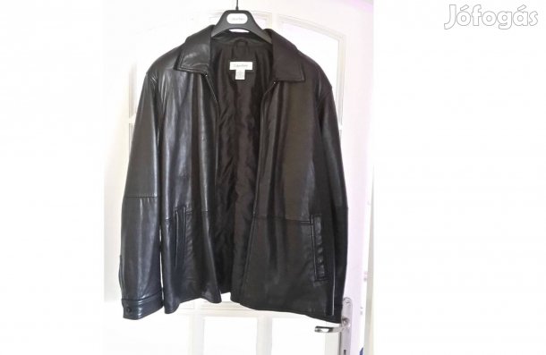 Fekete bőrkabát: Calvin Klein