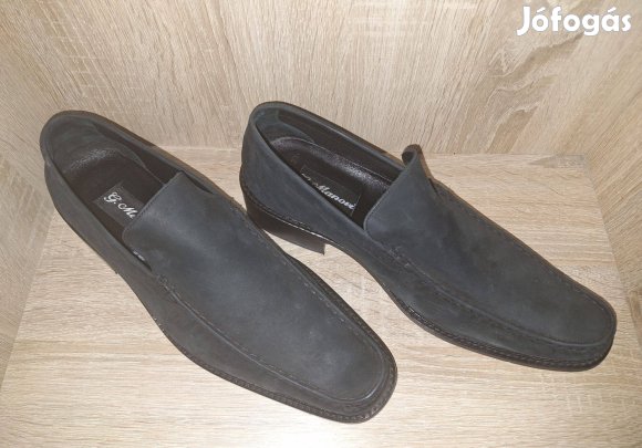 Fekete elegáns férfi bőrcipő 43-as