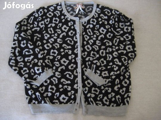 Fekete-ezüst alkalmi női kardigán