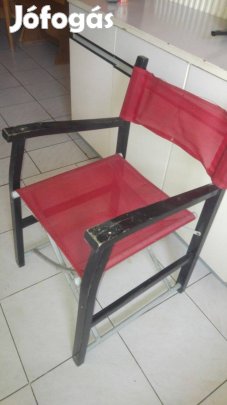 Fekete fa karfás összecsukható horgászoknak, rendezői, kerti szék