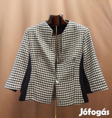 Fekete-fehér női blézer