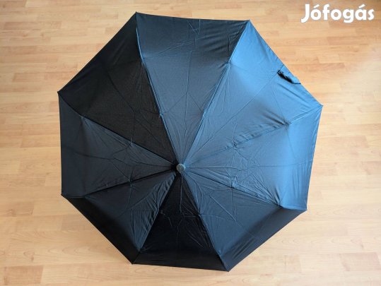 Fekete félautomata összezárható esernyő