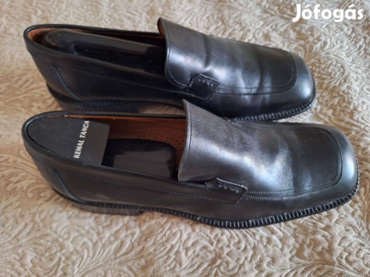 Fekete férfi bőrcipő 43-as