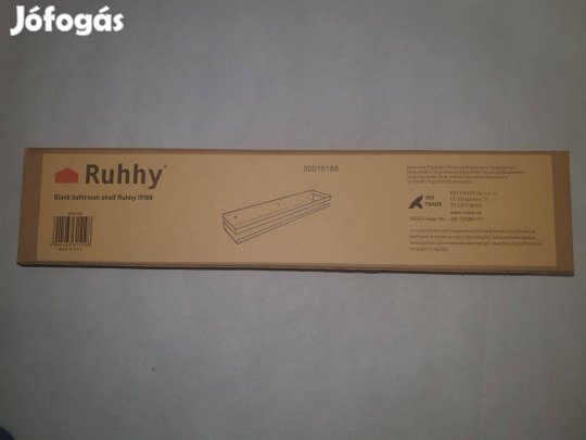 Fekete fürdőszobai polc
