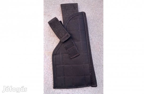 Fekete gyöngy vászon pisztoly tok újszerű övre fűzhető