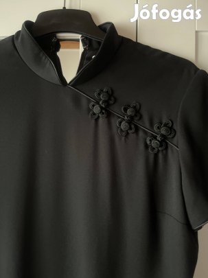 Fekete hosszú ruha L méretű