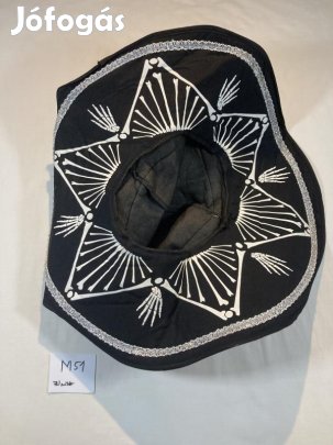 Fekete kalap, halloween jelmez kalap M51