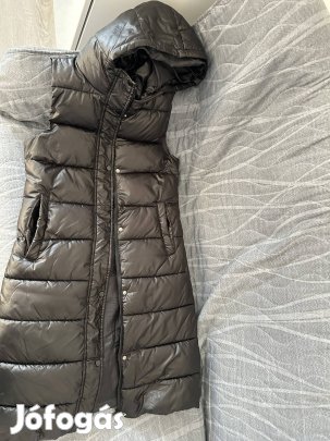 Fekete kapucnis női kabát eladó