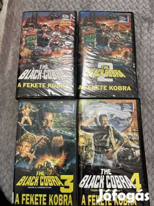 Fekete kobra vhs pakk 1-4 akció