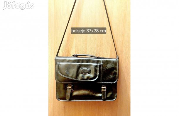 Fekete laptop vagy aktatáska 37x28x