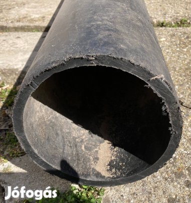 Fekete műanyag cső (PP-R) (3.000 Ft)