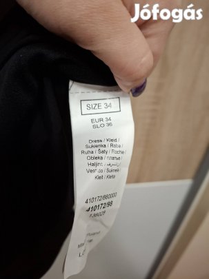 Fekete női alkalmi ruha