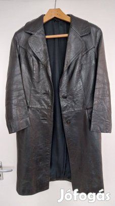 Fekete női bőrkabát (mongol)