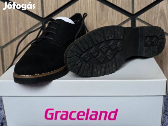 Fekete női félcipő 36