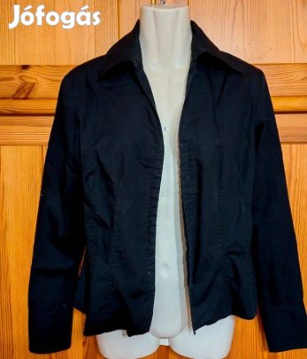 Fekete női kapcsos ing