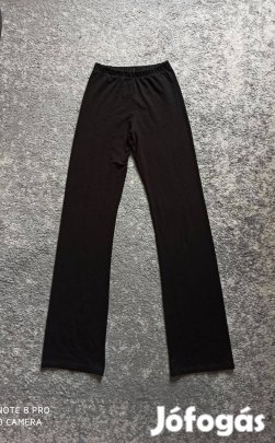 Fekete női sport nadrág, szabadidőnadrág, melegítőnadrág
