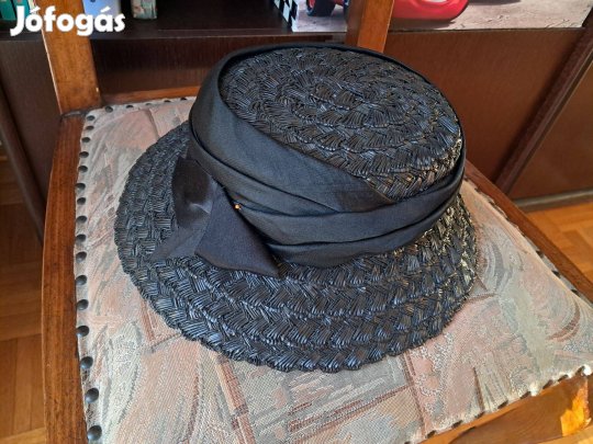 Fekete nyári női kalap