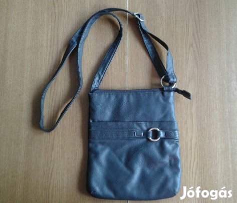 Fekete oldaltáska, George 