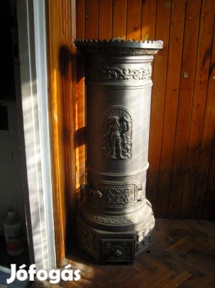 Fekete öntöttvas kályha eladó