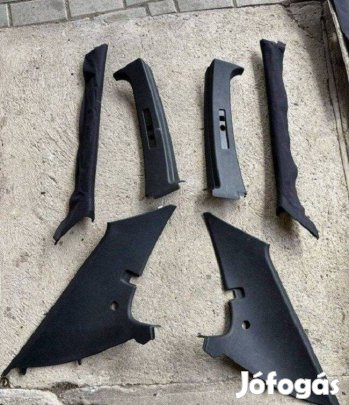 Fekete oszlopburkolat és plafon / oszlop szett BMW E36 Compact -hoz