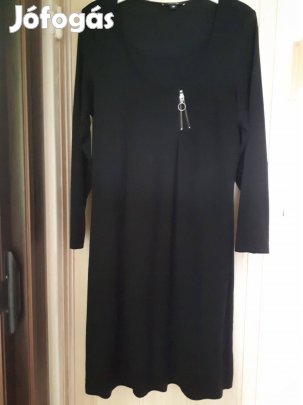 Fekete pamut ruha 42