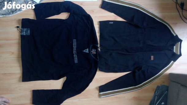 Fekete pulóver Felső 2XL alsó M