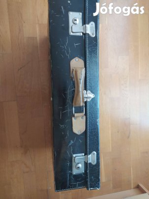 Fekete retro bőr bőrönd eladó