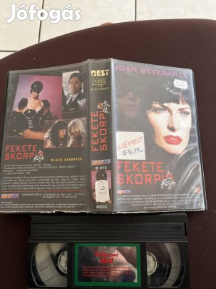 Fekete skorpió 1 vhs kistok akció.   