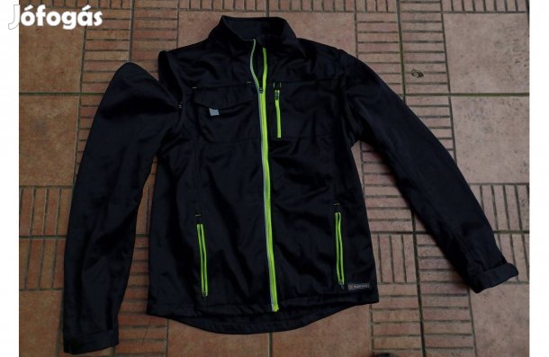 Fekete softshell munkás kabát munkáskabát XL XXL