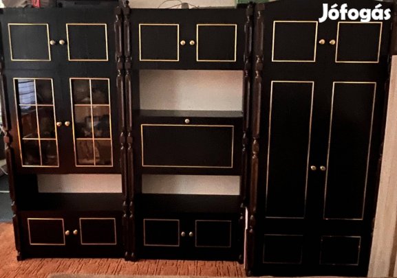 Fekete szekrénysor eladó