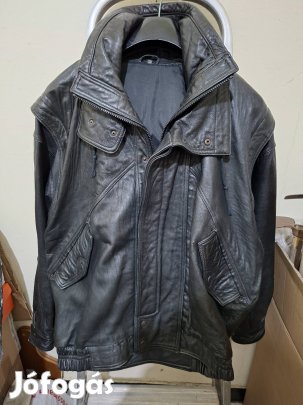 Fekete szép bőrdzseki