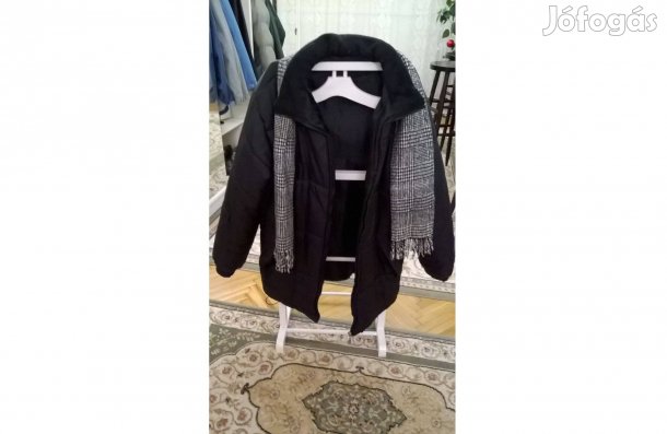 Fekete színű férfi téli dzseki új tulajdonosát keresi!