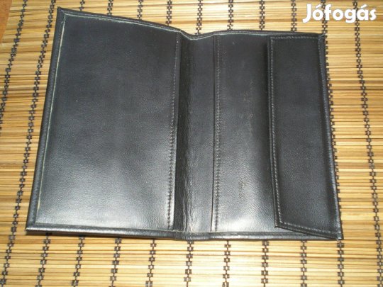 Fekete színű pénztárca vagy irattartó új nem volt használva