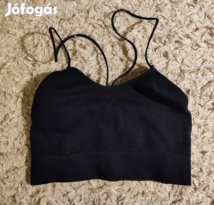 Fekete top (XS)