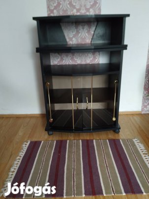 Fekete üveges Tv állvány