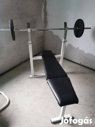 Fekvenyomó pad és rúd